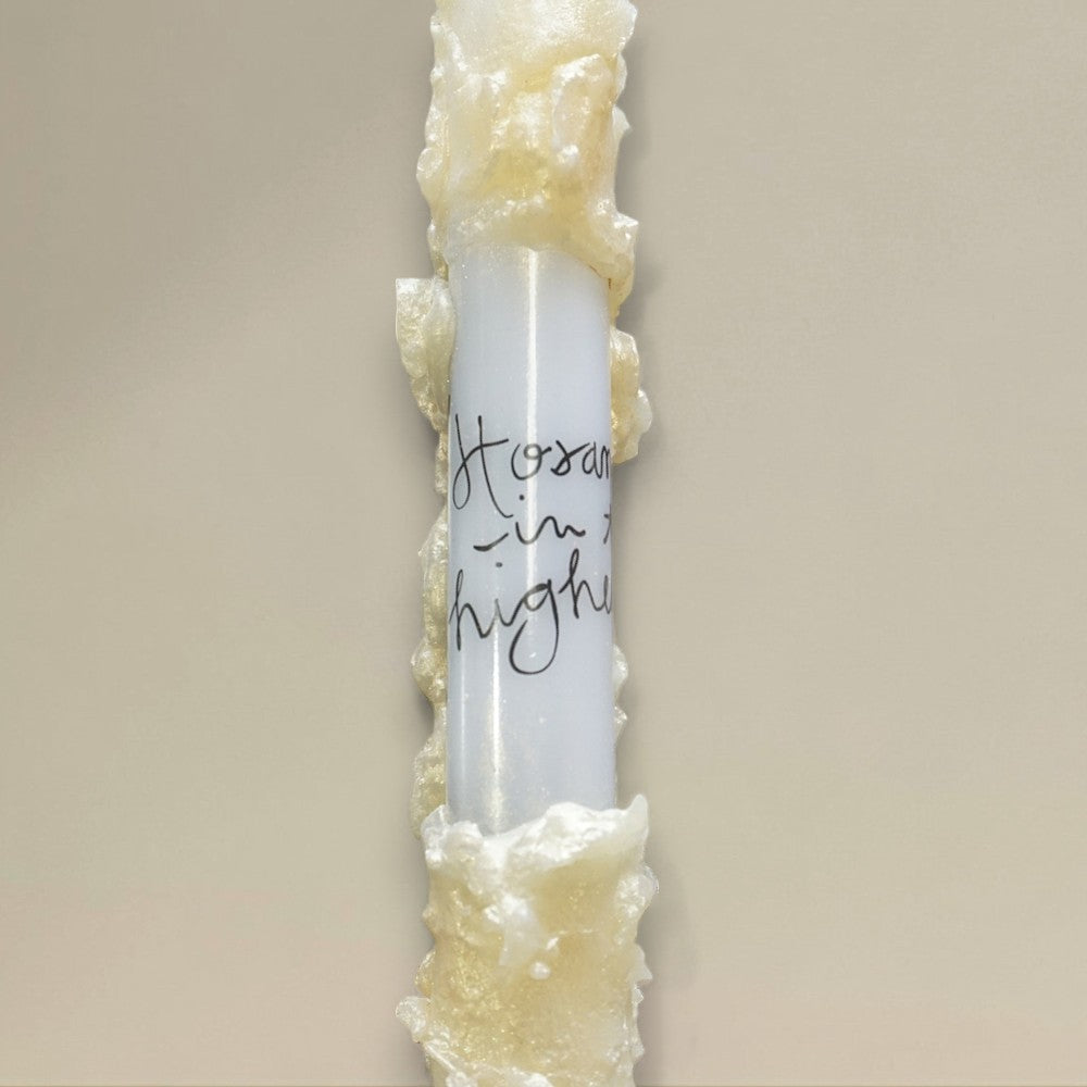 Icon candle 22x400mm Hosanna - rawLight Design Pty Ltd