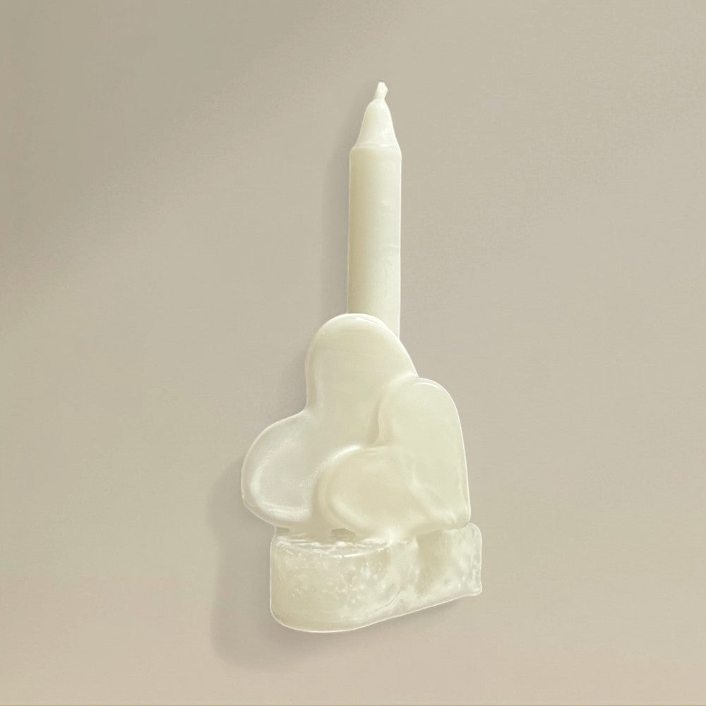 Wish Candle Heart Base 13x120mm