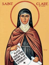 Icon Saint Chiara of Assisi 002