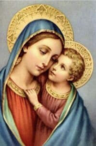 Icon Mary and Baby Jesus